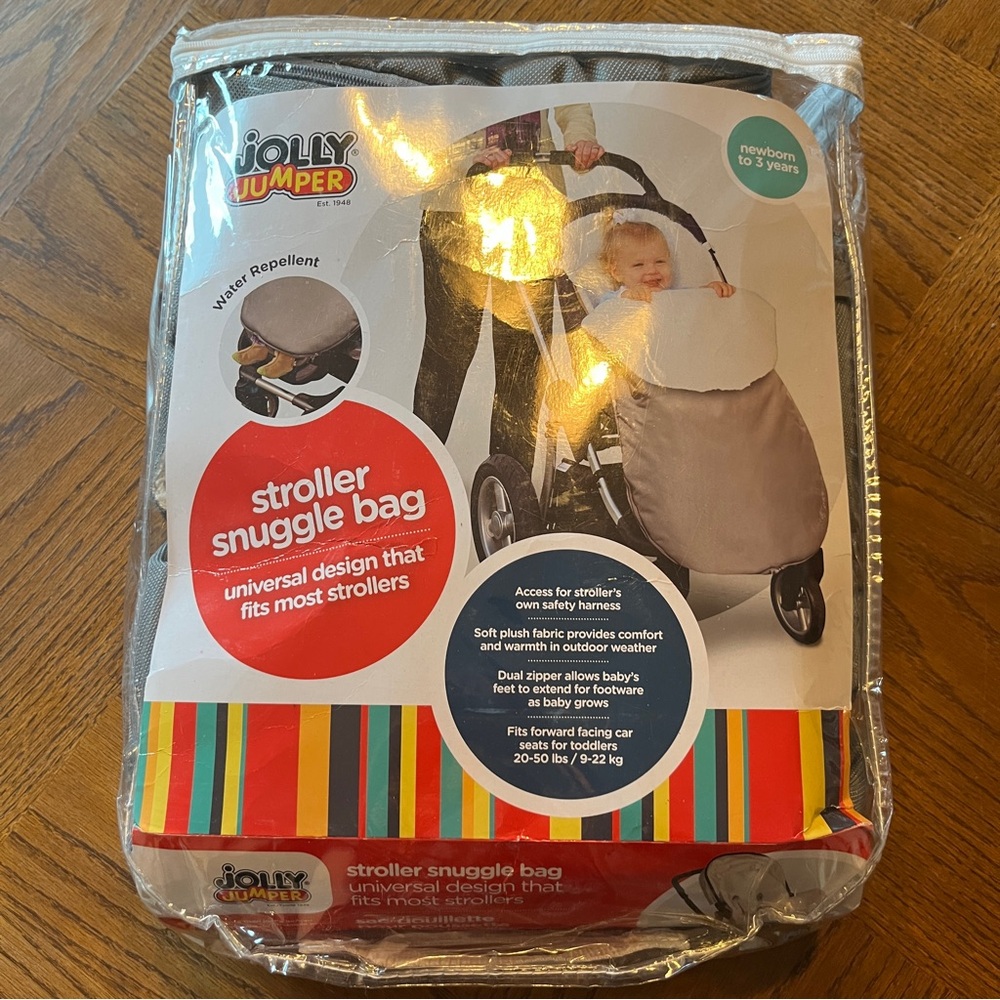 Jolly Jumper Stroller Snuggle Bag, newborn to 3yo